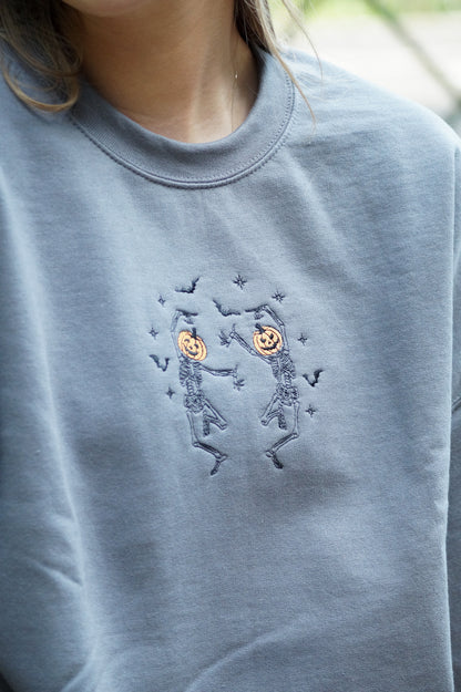 Dancing Pumpkin-Skeletons Jumper
