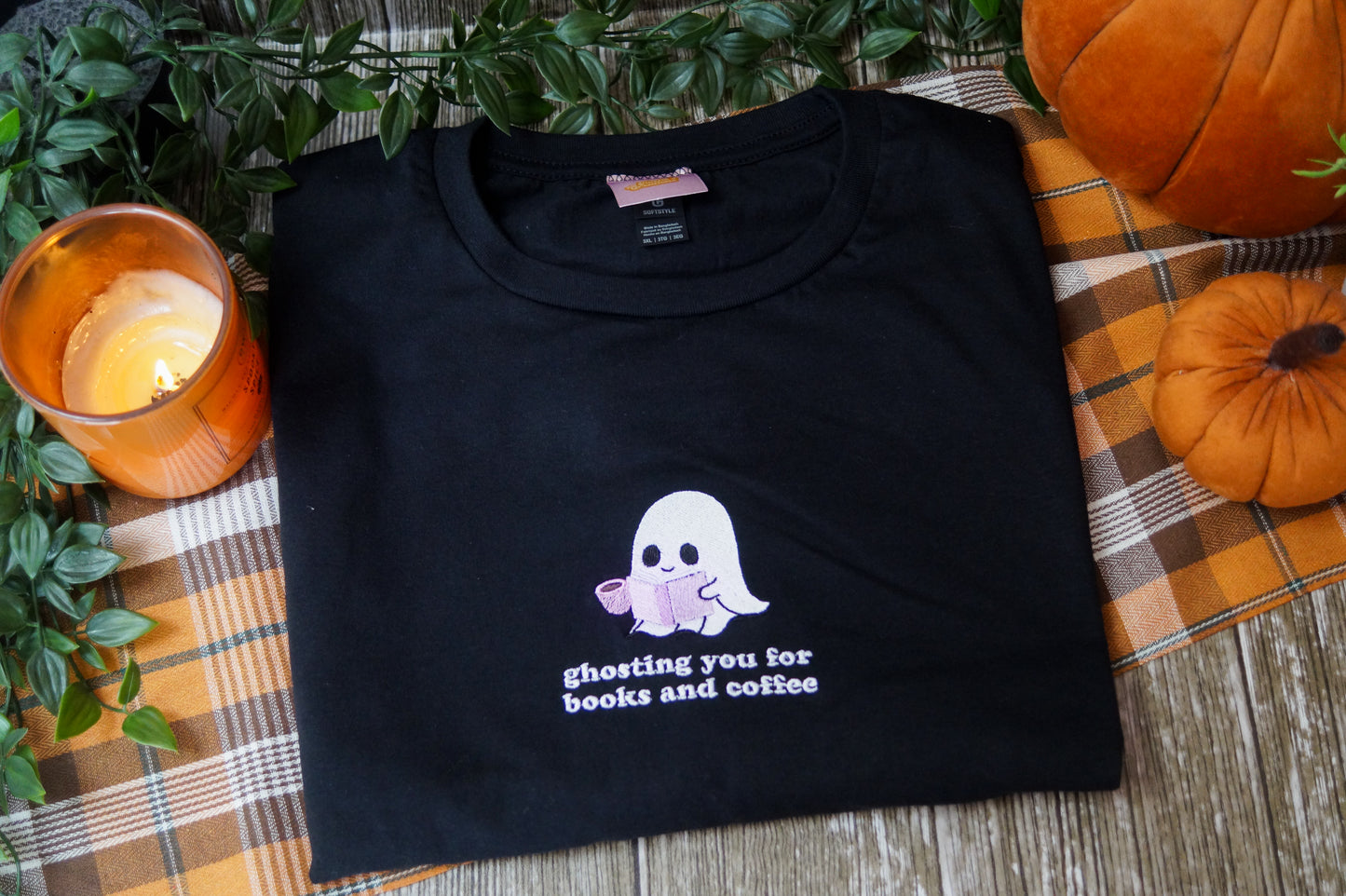 Ghosting You For Books and Tea (Coffee) T-Shirt