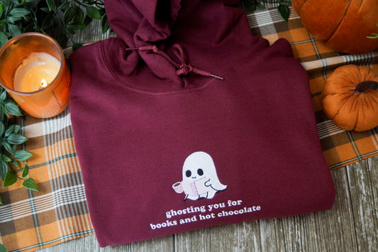 Ghosting You For Books and Tea (Coffee) Hoodie