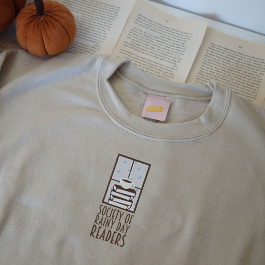 Society Of Rainy Day Readers Crewneck Jumper