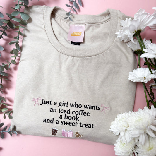 Just A Girl Who Wants a Iced Coffee T-Shirt