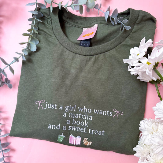 Just A Girl Who Wants a Matcha T-Shirt
