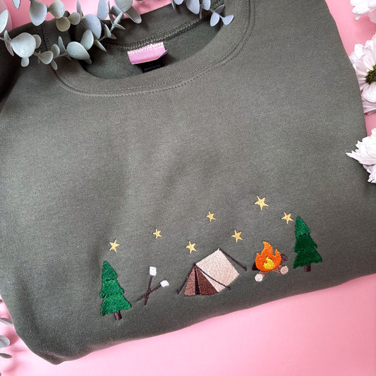 Camping Icons Jumper