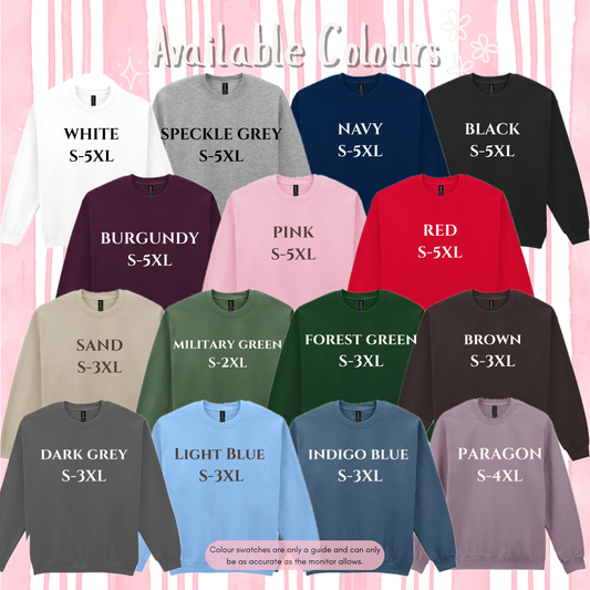 Romantasy Reader (AKA Smut) Crewneck Jumper
