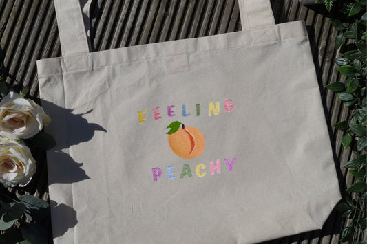 Large Feeling Peachy Tote bag