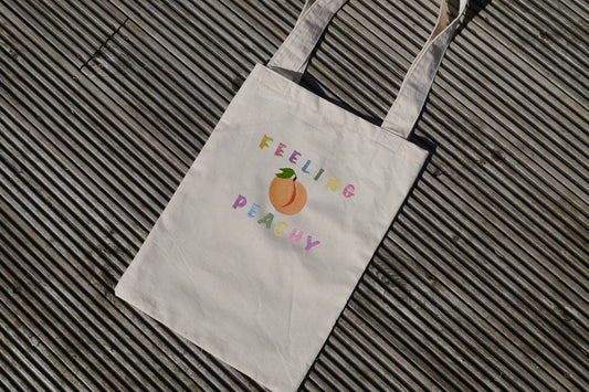 Regular Feeling Peachy Tote Bag